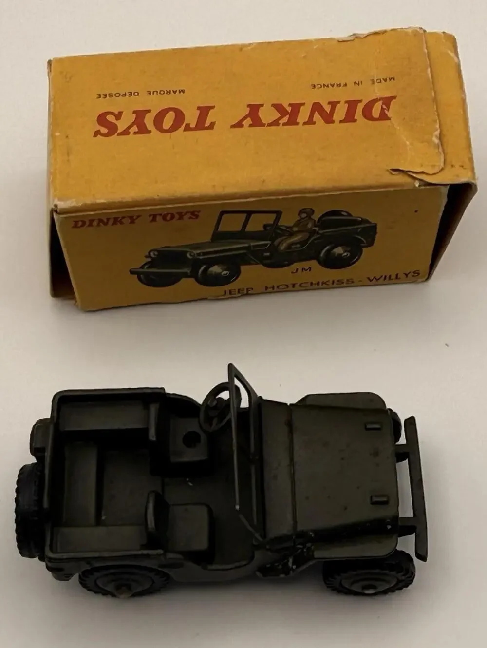 Dinky Toys 816 -‎ 80 BP Jeep Hotchkiss-Willys Military Diecast - Original Box